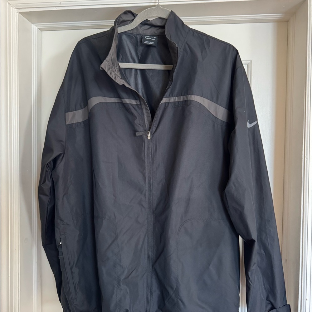 Nike Gray Windbreaker Jacket